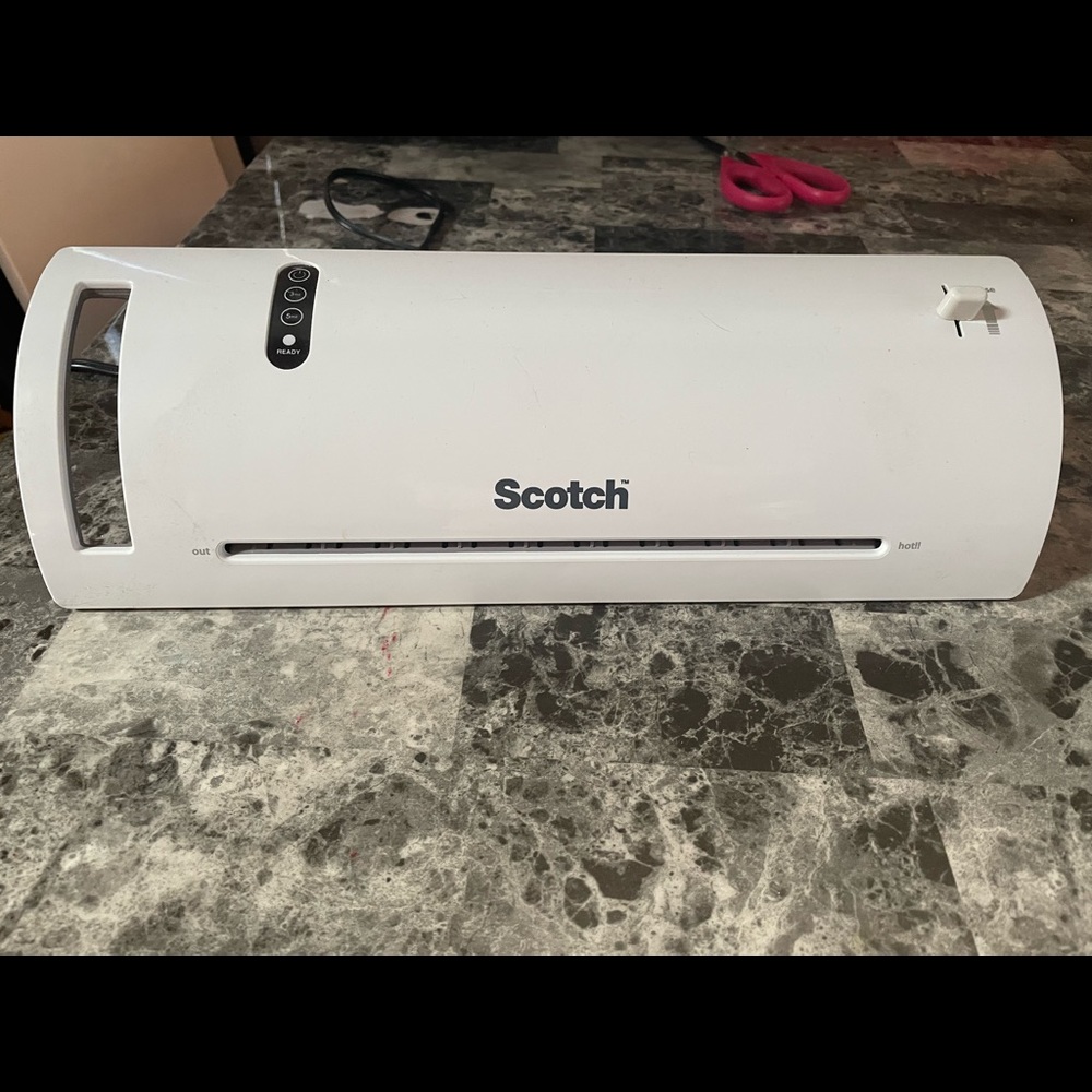 Laminator comes with plastic sleeves